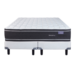 SOMMIER QUEEN SIZE ESPUMA VISCO INDUCOL NIMBUS VISCO 160X200X27 - comprar online