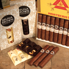 Combo #40 - Montecristo Petit Edmundo (Caja x10 unidades) con Chocolate Bruna Brown