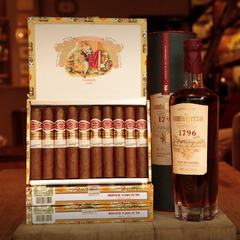 Combo #74 - Romeo y Julieta Short Churchill (Caja x10 unidades) con Ron Santa Teresa 1796