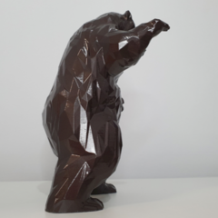 Urso Ataque I Em pé I Escultura - loja online