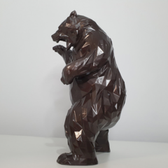 Urso Ataque I Em pé I Escultura - comprar online