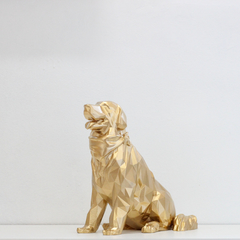 Golden Retrivier I Sentado I Mod. 02 I Escultura - comprar online