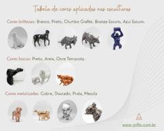 Bulldog Inglês sentado I Escultura - loja online