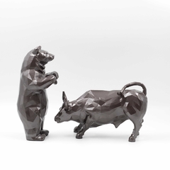 Touro e Urso de Wall Street I Dupla I Escultura - loja online