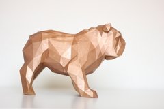 Bulldog Inglês em pé I Escultura - comprar online