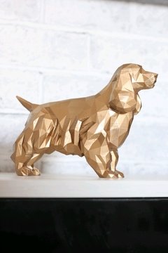 Cocker Spaniel I Em pé I Mod. 01 I Escultura na internet