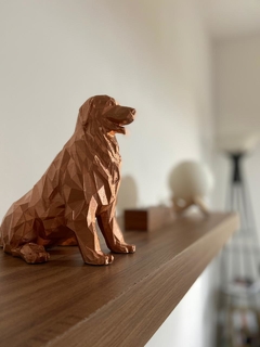 Golden Retrivier I Sentado I Mod. 02 I Escultura