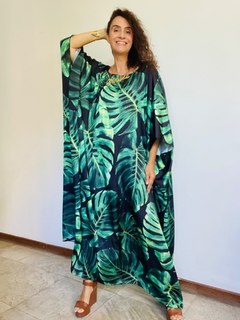Vestido Maxi Longo Cetim Costela de Adão - online store