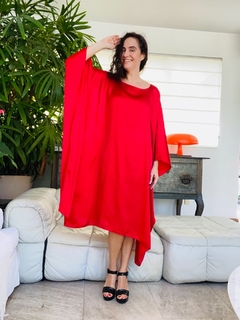 Vestido Maxi Cetim Vermelho - buy online