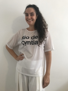 Camiseta Básica Malha Rio de Cyntia