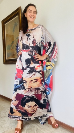 Vestido Maxi Longo Cetim Pop Magazine