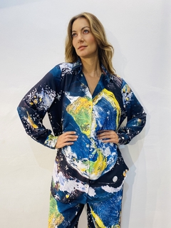 Camisa Social Crepe Mundo - ALESSA