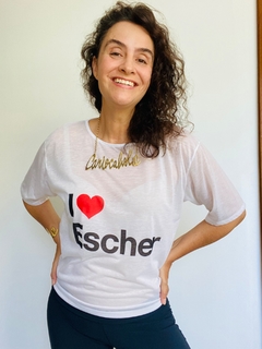 Camiseta Básica Vual de Malha I <3 Escher - comprar online