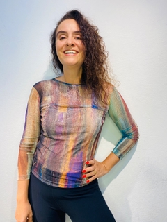 Blusa Pele Tule Munch na internet