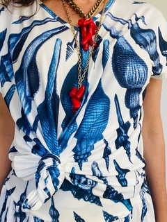 Camiseta Kaftan Jersey Concha Azul - online store