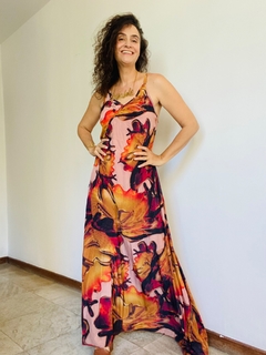 Vestido Longo Alcinha Crepe Murano - online store