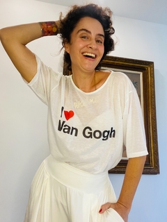 Camiseta Básica Vual de Malha Van Gogh
