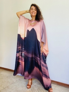 Vestido Maxi Longo Cetim Leblon on internet