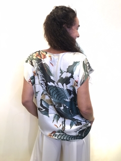 Camiseta kaftan Cetim Birds - comprar online