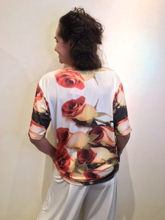 Camiseta Básica V Jersey Rosa Ocre - comprar online