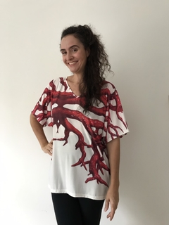 Camiseta Morcego V Jersey Coral  - comprar online