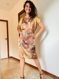 Vestido Kaftan Cetim Van Gogh on internet