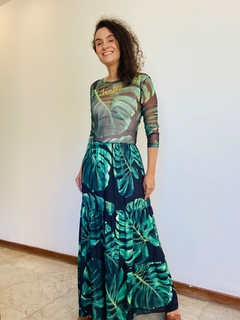 Vestido Blusa Tule Saia Babado Costela de Adão - comprar online