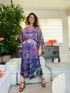 Camiseta Maxi Cetim Monet Roxo - buy online