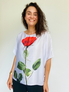 Camiseta Morcego Cetim Rosa Branco on internet