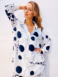 Camisa Social Crepe Colombina - online store