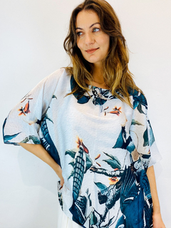 Camiseta Morcego Cetim Birds - ALESSA