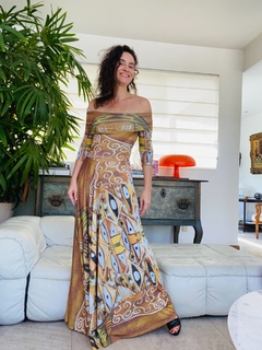 Vestido Pala Evasê longo Jersey Klimt - comprar online