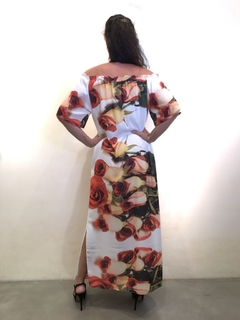 Vestido Cigana Longo Crepe Rosa Ocre - buy online