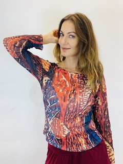 Blusa Pele Tule Leque - comprar online