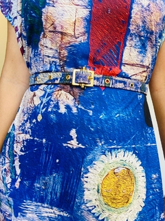 Vestido Kaftan Paul Klee Azul - online store