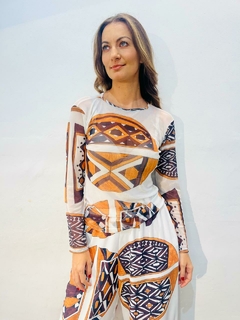 Blusa Pele Tule Indigena