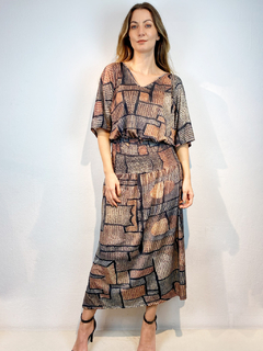 Vestido Morcego Lastex Jersey Paul Klee Cinza - buy online