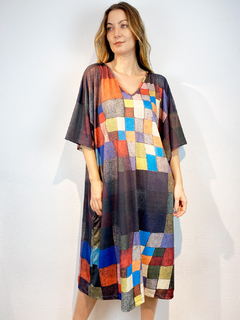 Vestido T Gola V Jersey Paul Klee Colorido on internet