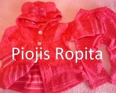 Campera Con Capucha Orejas Moño y Corazones - comprar online