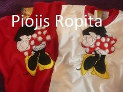 remera tipo disfraz de minnie con aplicacion bordada en 3D - comprar online