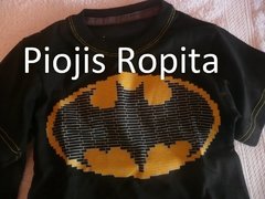 Remera negra batman lego