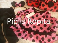 Set Disfraz Minnie 3p Vesitdo de Lunares Calza y Vincha con orejas - comprar online