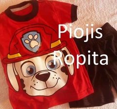 Set Paw Patrol marshall remera y short pijama - comprar online