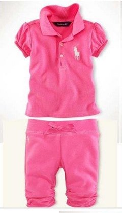 Set 2p importado Polo Ralph Lauren chomba con logo bordado y bermuda