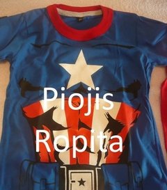 Remera Manga larga Capitan America - comprar online