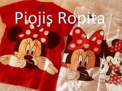 Remeras Minnie Con Apliques