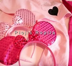 Set 3P disfraz de minnie mouse remera calza con pollera y vincha en internet