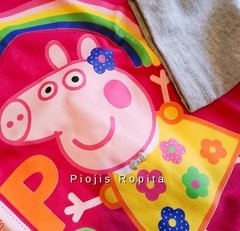 Set conjunto de peppa pig remera y pantalon pijama - Piojis Ropita Importada