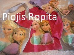 Set Frozen 2p Remera manga larga y Cartera frisada - comprar online