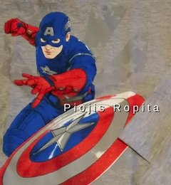 Set Capitán América Remera manga larga y Pantalón pijama - Piojis Ropita Importada